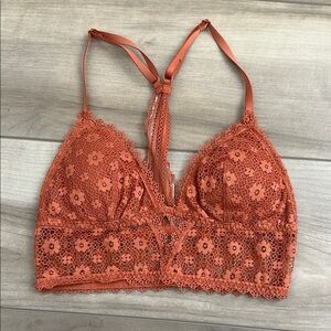 Victoria's Secret Orange Lace Bra Intimates